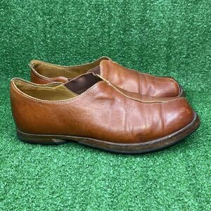 CYDWOQ Vintage Women’s Brown Leather Shoes Size EU 37.5 US 6.5 Handmade In USA